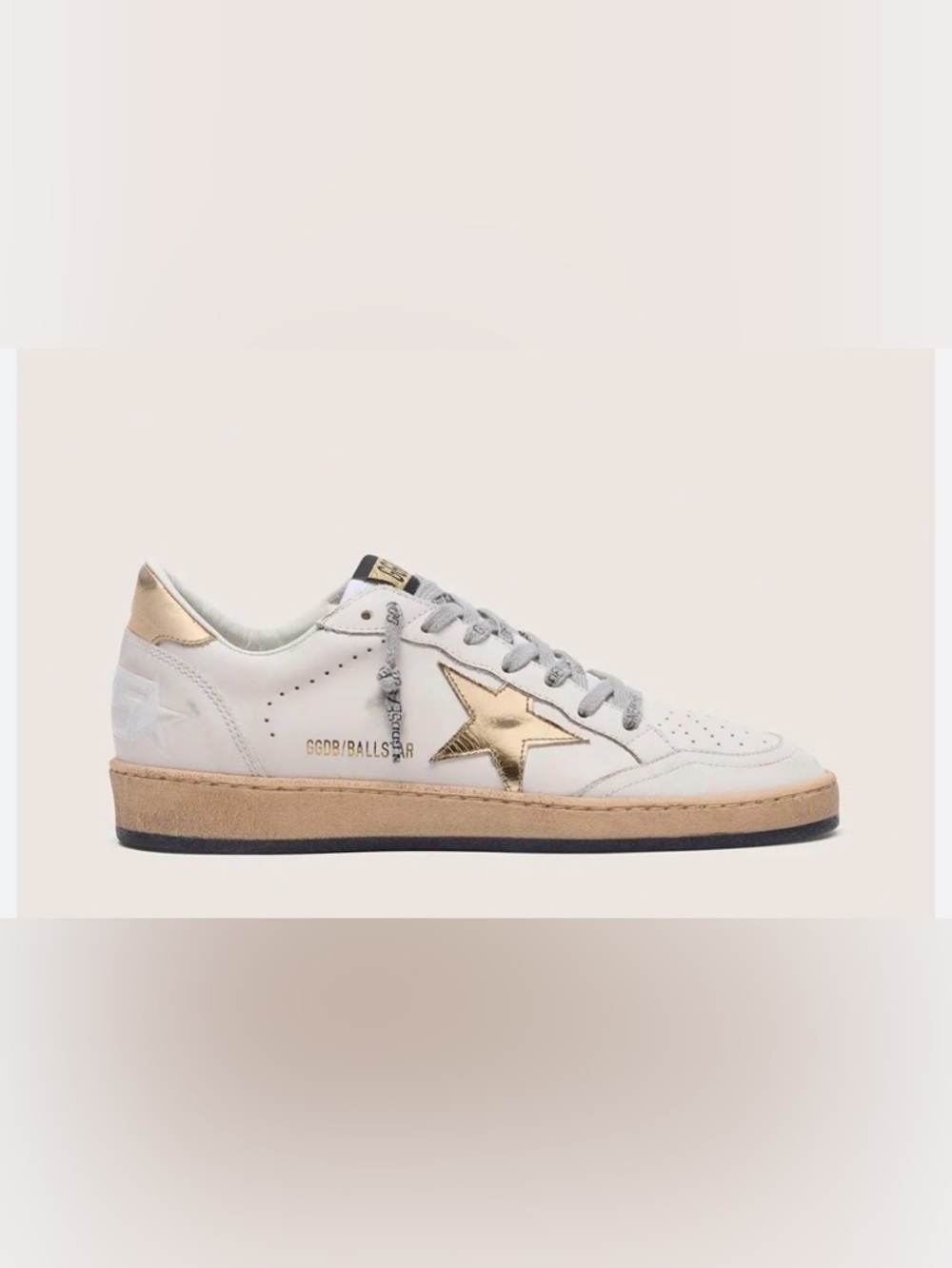 Golden Goose Women's Ball Star with gold star and heel tab